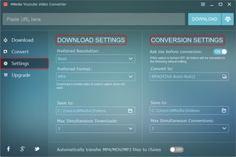 Image 4 for 4Media YouTube Video Conv…