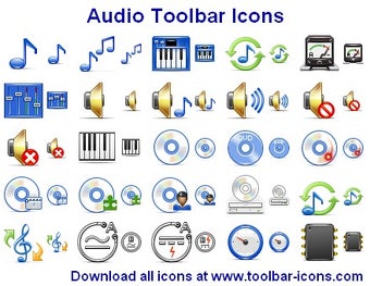 Imagen 0 para Audio Toolbar Icons