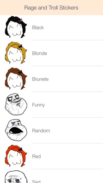 Image 1 for Funny Rage Stickers & Tro…