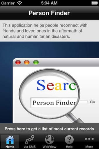 Image 0 for Person Finder: reconnect …
