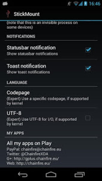 Imagen 0 para [root] StickMount