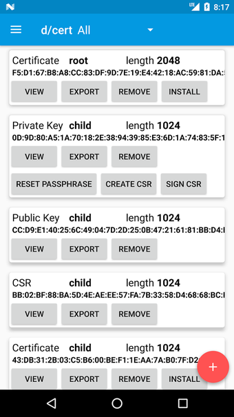 Image 0 for Dory - Certificate (RSA/C…