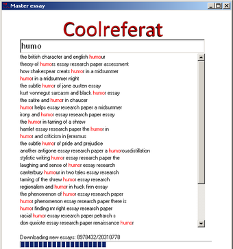 Image 0 for Master Essay
