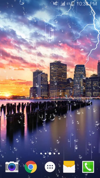 Imagen 1 para ThunderStorm Live Wallpap…