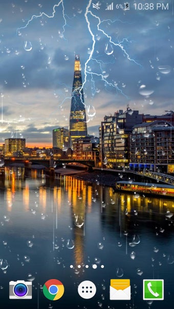 Imagen 2 para ThunderStorm Live Wallpap…