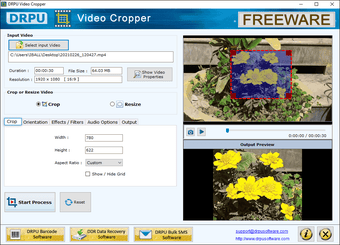 Image 0 for DRPU Video Cropper