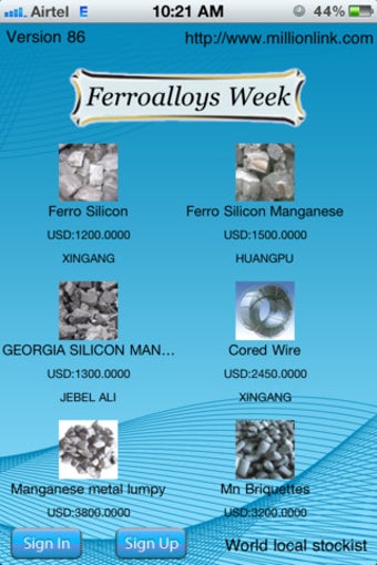Image 0 for Ferroalloys mobile App