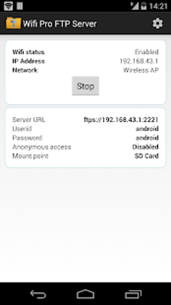 Image 0 for WiFi Pro FTP Server