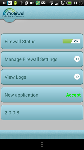 Image 1 for Mobiwol: Firewall Without…