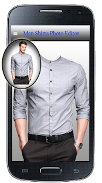 Image 2 for Men Formal Shirt Photo Ed…