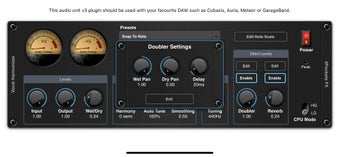 Image 0 for Vocal Harmonizer AUv3 Plu…