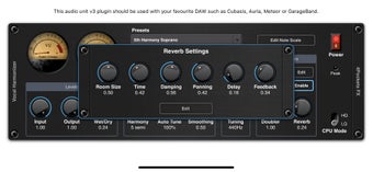 Image 1 for Vocal Harmonizer AUv3 Plu…