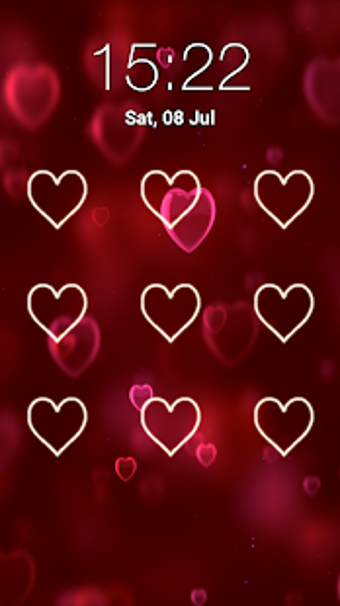 Image 0 for Heart Pattern Lock Screen