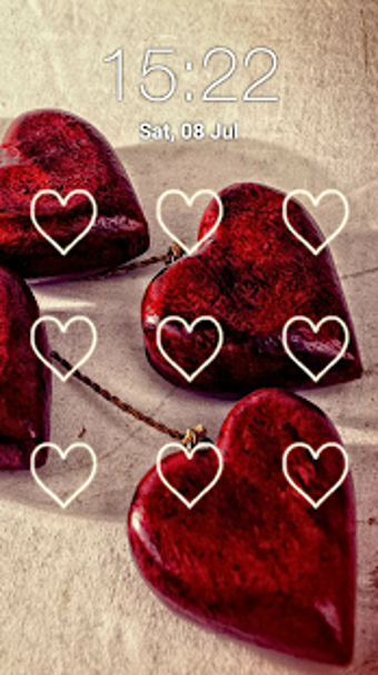 Image 2 for Heart Pattern Lock Screen