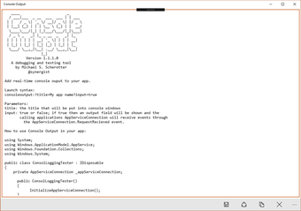 Image 2 for Console Output for Window…