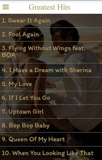 Image 0 for Best westlife songs