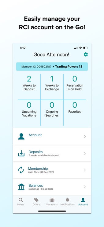 Image 2 for RCI Member App