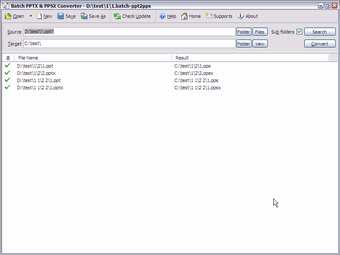 Image 0 for Batch PPTX to PPSX Conver…