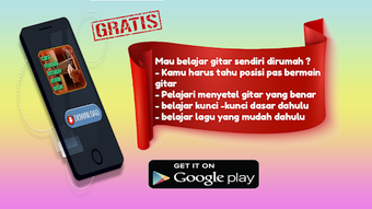 Imagen 0 para Cara belajar main gitar d…