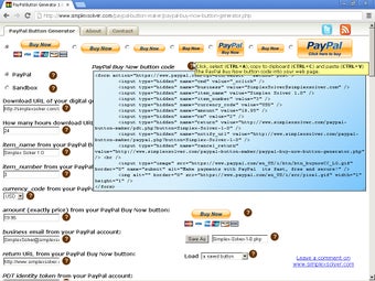 Imagen 3 para PayPal Button Generator