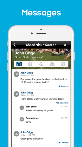 Image 0 for TeamReach - Your Team App