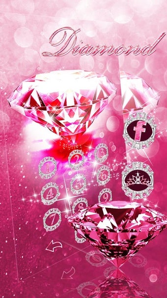 Imagen 1 para Pink Diamond Theme Wallpa…