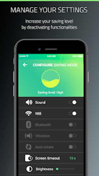 Imagen 2 para Battery Saver & Charge Op…
