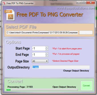 Image 0 for Free PDF to PNG Converter