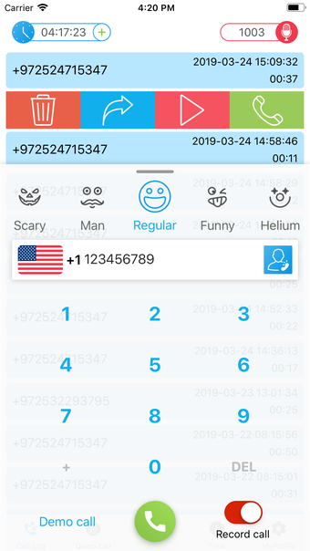 Imagen 0 para FunCall - Voice Changer i…