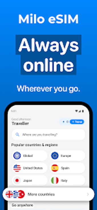 Image 0 for Milo eSIM: Travel Data Pl…
