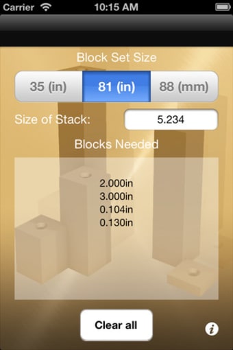 Image 0 for Gage Block Calculator