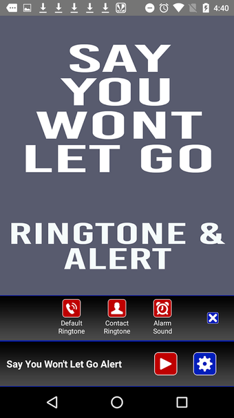 Imagen 0 para Say You Wont Let Go Ringt…