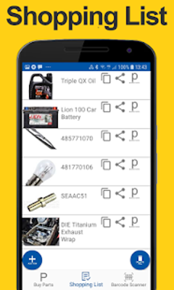 Imagen 1 para Auto Parts Scanner - Car …