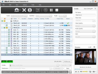 Imagen 0 para Xilisoft DVD to Zune Conv…
