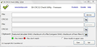 Image 0 for SB-CRC32 Check Utility