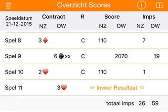 Image 0 for BridgeScore