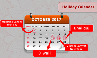 Imagen 2 para Indian Holiday Calendar 2…