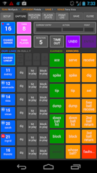 Image 0 for SoloStats 123 Volleyball