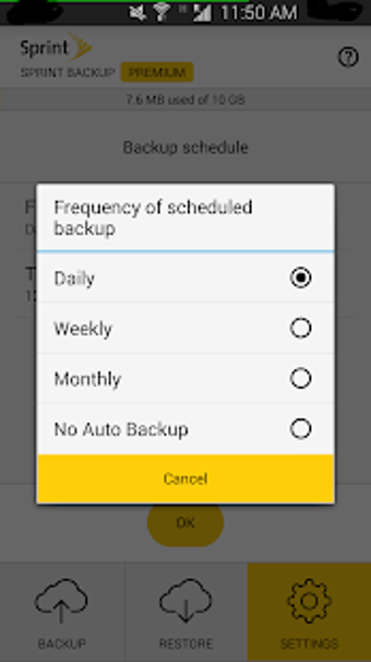 Image 2 for Sprint Backup