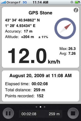 Image 0 for GPS Stone Trip Recorder