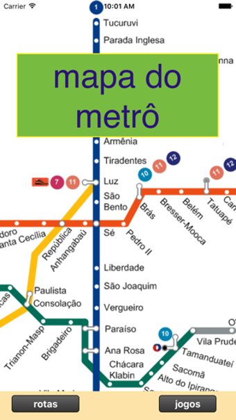 Imagen 1 para Metr de So Paulo - Mapa e…