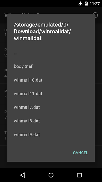 Imagen 1 para Winmail.dat Opener