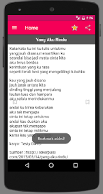 Image 3 for Puisi Rindu