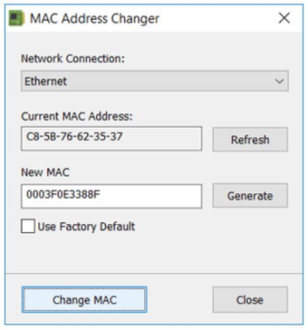 Image 0 for MAC Address Changer