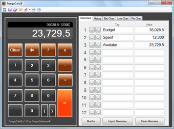 Image 0 for FuegoCalc