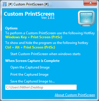 Image 0 for Custom PrintScreen
