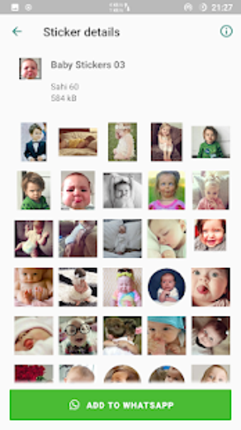 Image 0 for Baby Stickers for WhatsAp…