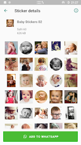 Image 2 for Baby Stickers for WhatsAp…