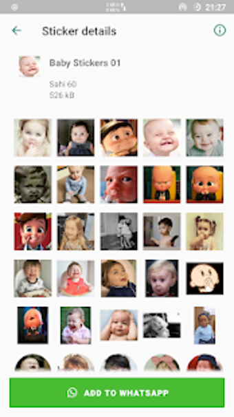 Image 1 for Baby Stickers for WhatsAp…