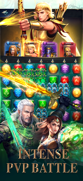 Imagen 1 para MythWars & Puzzles:RPG Ma…